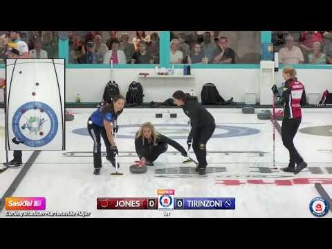 FEATURE Jennifer Jones vs Silvana Tirinzoni Draw 11 Curling Stadium Martensville International