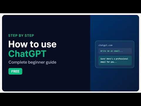 How to Use ChatGPT for the First Time (Complete Beginner Guide)