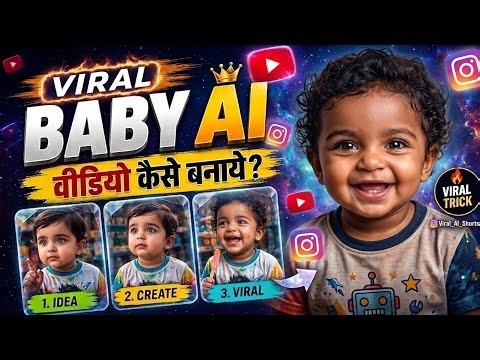 AI Baby Viral Video Kaise Banaye? 👶🔥 | How to Make Viral AI Baby Videos 2026