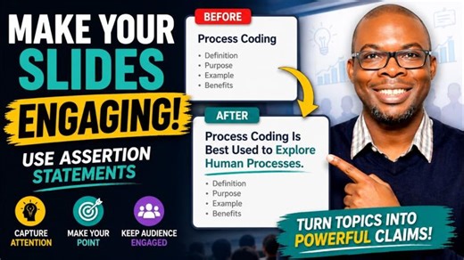 The PowerPoint Trick That Instantly Boosts Audience Engagement | Philip Adu, PhD