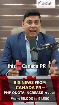 Canada PR 2026 | PNP Quota Increased to 91,500 | Big Update for Skilled Workers