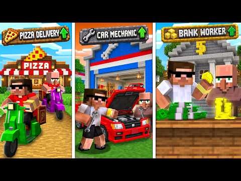 Trying All Jobs in Minecraft..