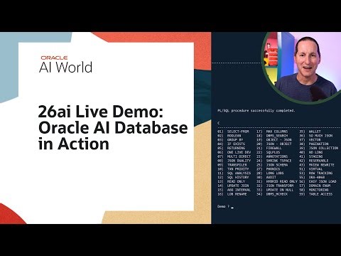100 Percent Live Demo of Oracle AI Database 26ai: Zero Slides, Pure Innovation