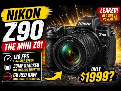 Nikon Z90: 33MP Stacked Sensor & 120FPS? (Official 2026 Roadmap)
