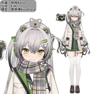 电子JK🐨的前倾与手势展示 #live2d #live2d模型 #虚拟主播