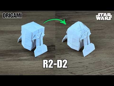 Upgrade Your Origami R2-D2! 🤖 | Origami Star Wars R2D2 Tutorial - May the Force Be With You!