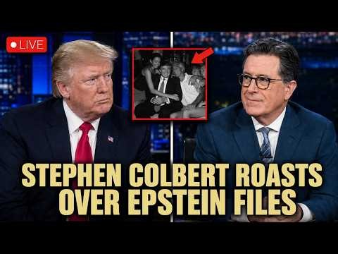 Stephen Colbert ROASTS Trump Over the Epstein Files — The Audience ERUPTS