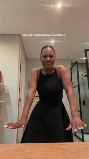 Gugu Gumede Celebrates 1 Million TikTok Followers! 🎉