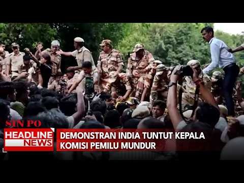 Demonstran India Tuntut Kepala Komisi Pemilu Mundur