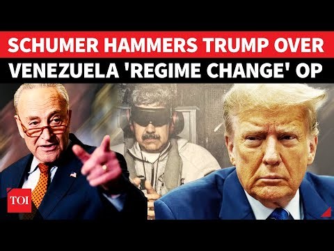 'SHOW SOME SPINE': Chuck Schumer Ambushes Trump For Venezuela Attack, Maduro Capture