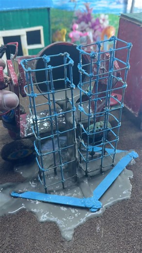 Mini Cement Factory Machine 😱 | Realistic DIY Construction Model”