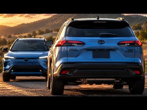 New 2027 Toyota Corolla Cross Hybrid XSE AWD - Driving, Exterior, and Interior