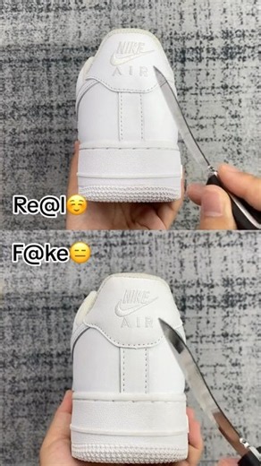 Real Vs Fake White Nike Air Force 1 #shorts #sneakerhead #viral