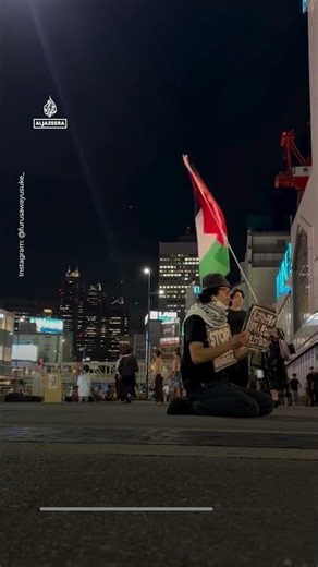 Japanese activist keeps protesting against Israel’s genocide in Gaza
