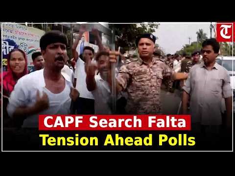 CAPF search in Falta before WB Phase 2 polls; tensions outside candidate Jahangir Khan’s office