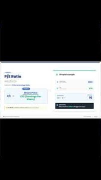 Stock कौनसी value पे buy करें? 😊PE Ratio क्या होता है #stockmarket #trading #shorts #sharemarket
