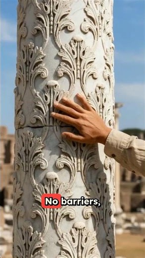 Touch 2000 Year Old Columns and Marvel at History #history #libya #romanempire