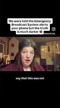 We were told the Emergency Broadcast System alerts your phone but the truth is much darker #shorts