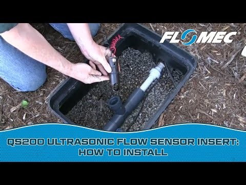 FLOMEC® QS200 Ultrasonic Flow Sensor Insert: How to Install