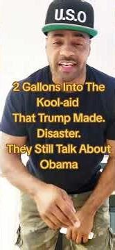 2 Gallons Into The Kool-aid That Trump Made.Disaster.They Still Talk About Obama #america #usa
