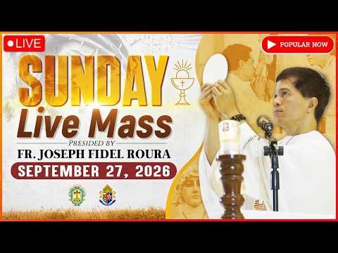 FILIPINO LIVE MASS TODAY ONLINE II SEPTEMBER 27, 2026 II FR. FIDEL ROURA