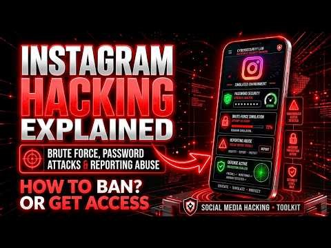 Instagram Hacking Explained 🔥 | Brute Force, Password Attacks & Account Security..