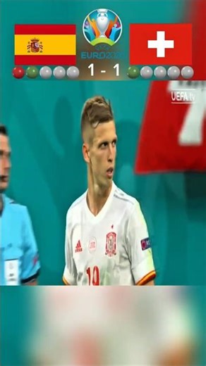 ESP🇪🇸 vs SWZ🇨🇭 🤯 – Full Penalty Shootout | #EURO2020 Quarter Finals