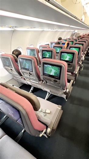 CATHAY PACIFIC A321neo ECONOMY CLASS CABIN #plane #flight #travel #aircraft #airplane #flying #fyp
