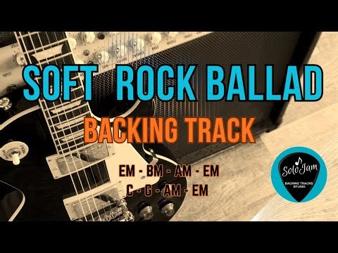 Inspiring E Minor Rock Ballad Backing Track – Jam Now!