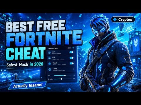 I Used The Best Safest Free Fortnite Cheat in 2026! Its Actually Insane! | Cryptex cheats