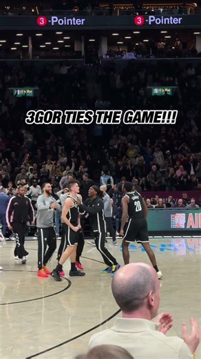 BIG. TIME. BUCKET. #brooklynnets #nba #sports