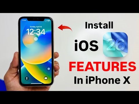 Enable iOS 26 Features in iPhone X (2026) - Install Now