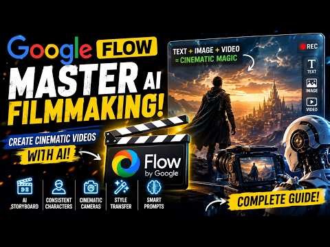 Google Flow AI Tutorial: Create Cinematic Videos Like Hollywood (Complete Guide)