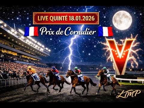 PRONOSTIC PMU QUINTE DU JOUR DIMANCHE 18 JANVIER 2026 LIVE
