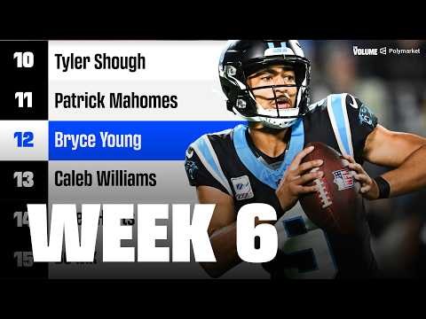 Fantasy Football Week 6 Rankings & Tiers | QBs & TEs Studs, Busts & Sleepers (2026)