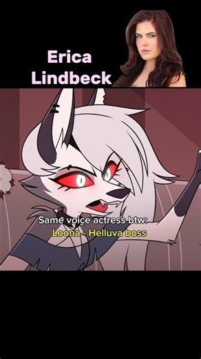 Erica Lindbeck's voices 😭🎀 #helluvaboss #shorts #hellaverse #viral