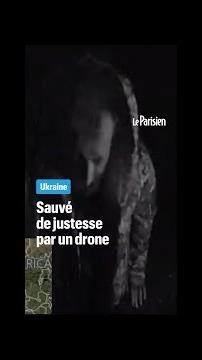 Bloqué sur le front, un soldat ukrainien blessé évacué par un drone