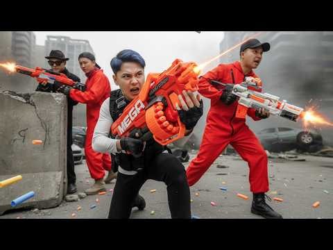 Nerf Gun War : SWAT Team Engages Crimson Legion In High-Stakes Nerf Guns Crime Operation