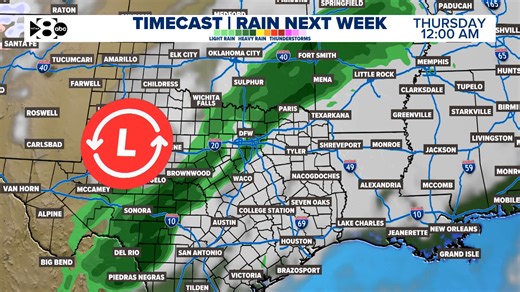 Our next storm system gets here next Wednesday. Scattered rain and a few, non-severe storms are in the forecast mainly Wednesday night. We just left behind the 6th driest December on record with only 0.08" of rain. We need it. | WFAA Weather