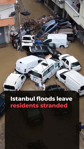 Torrential rain floods Istanbul, submerging vehicles, inundating buildings and disrupting transport. Authorities report 1,277 flooding incidents and 15 landslides, closing schools and deploying thousands of emergency personnel as residents are urged to stay home. https://t.co/pO3deLKV3V
