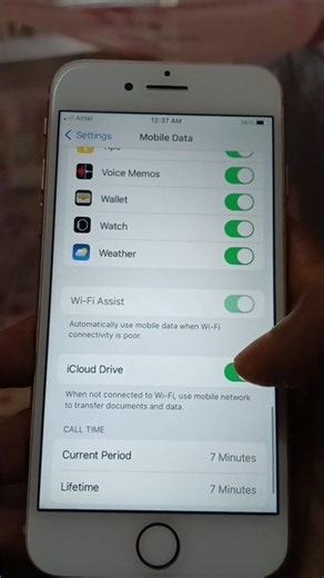 How to Turn Off Mobile Data on iCloud Drive