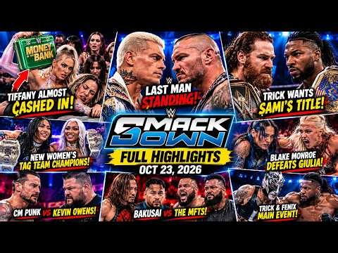 🚨 WWE SmackDown Full Highlights! Tiffany Stratton Returns & HUGE Title Change!