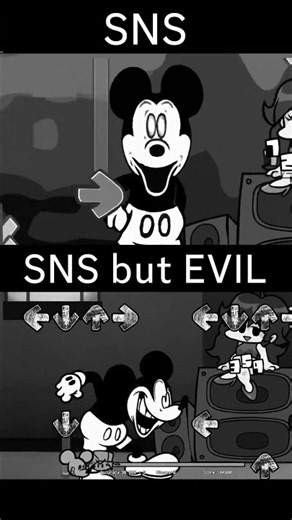 FNF Mickey Mouse Laughin: SNS vs EVIL EDITION