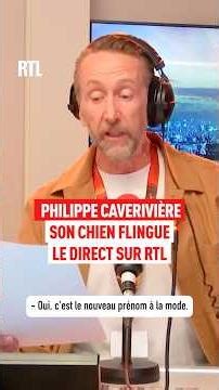 Philippe Caverivière : son chien flingue le direct sur RTL 🤣