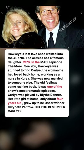 Hawkeye Loved Carlye. Her Daughter Is Gwyneth.