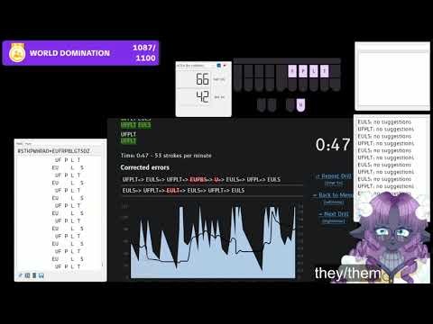 [52 VOD] practicing stenography - Steno Jig, Textbook | Let's Co-work and Study!