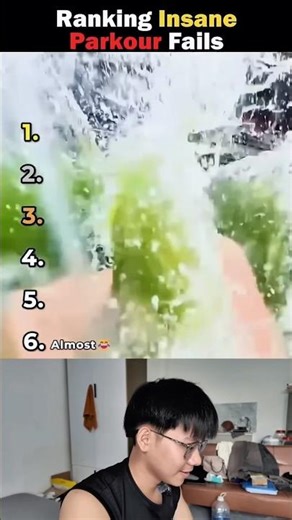Falling while playing parkour is super cool.