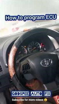 How to reset/programing ECU. #ecu #programming #automobile #shorts #reset #godspeeautofix