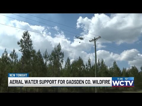 Wildfire in Gadsden Co. 90% contained, crews continue to fight back flames