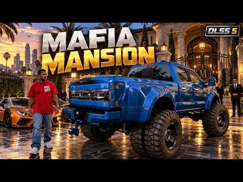GTA 5 Enhanced DLSS 5 + NVE Looks INCREDIBLE! Delivering an F450 to a Mafia Mansion
